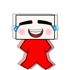 Lucky Square face sticker #15815043