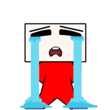 Lucky Square face sticker #15815044