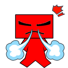 Lucky Square face sticker #15815047