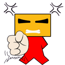 Lucky Square face sticker #15815048