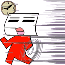 Lucky Square face sticker #15815050