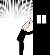 Lucky Square face sticker #15815052