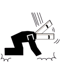 Lucky Square face sticker #15815053