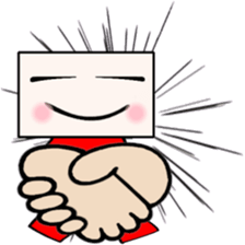 Lucky Square face sticker #15815058