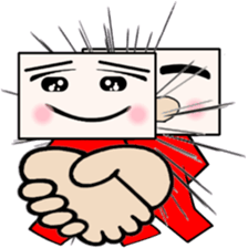 Lucky Square face sticker #15815059