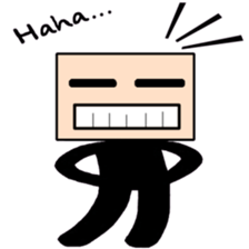 Lucky Square face sticker #15815061