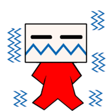 Lucky Square face sticker #15815062