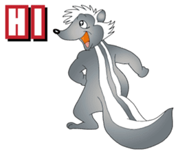 Hustle Skunk sticker #15815067