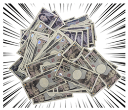 The money 5 sticker #15815161