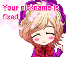 Lovely Gothic Dress Girls Boy English sticker #15815671