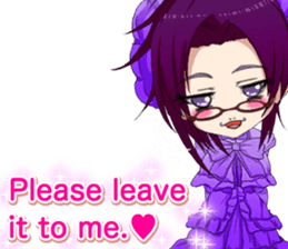 Lovely Gothic Dress Girls Boy English sticker #15815680