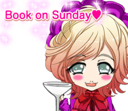 Lovely Gothic Dress Girls Boy English sticker #15815687