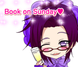 Lovely Gothic Dress Girls Boy English sticker #15815688