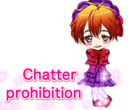 Lovely Gothic Dress Girls Boy English sticker #15815690