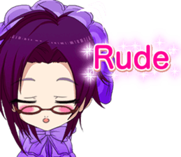 Lovely Gothic Dress Girls Boy English sticker #15815692