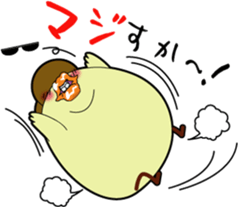 Delinquent chick ver2 sticker #15816357