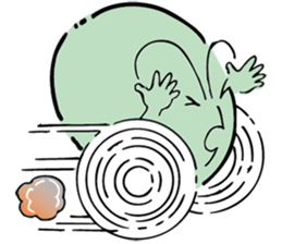 GREEN KUN sticker #15816483