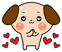 Kawaii Puppy Stickers sticker #15817027