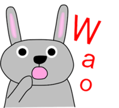 Good listener Mr.rabbit 1 sticker #15817218