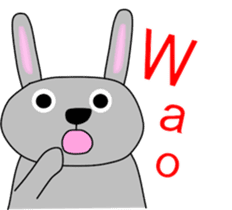 Good listener Mr.rabbit 1 sticker #15817218