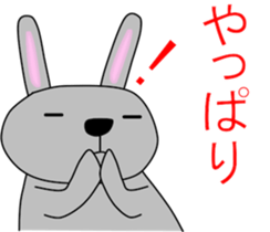 Good listener Mr.rabbit 1 sticker #15817219