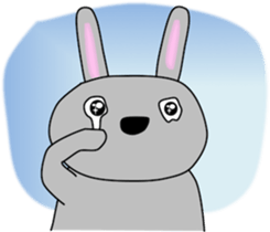 Good listener Mr.rabbit 1 sticker #15817221