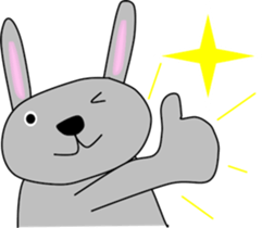 Good listener Mr.rabbit 1 sticker #15817225