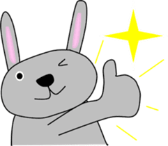 Good listener Mr.rabbit 1 sticker #15817225