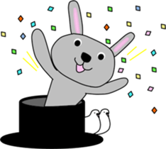 Good listener Mr.rabbit 1 sticker #15817233