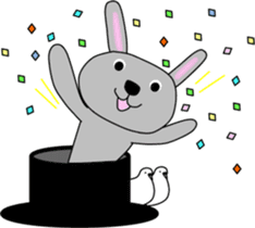 Good listener Mr.rabbit 1 sticker #15817233