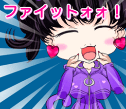 Harajuku system cute cat ears girl ale.. sticker #15817352
