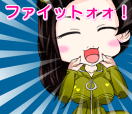 Harajuku system cute cat ears girl ale.. sticker #15817353