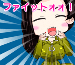 Harajuku system cute cat ears girl ale.. sticker #15817353