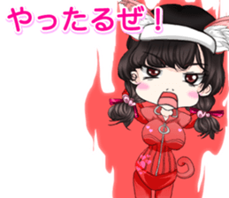 Harajuku system cute cat ears girl ale.. sticker #15817354