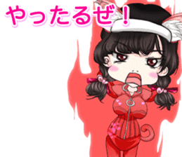 Harajuku system cute cat ears girl ale.. sticker #15817354
