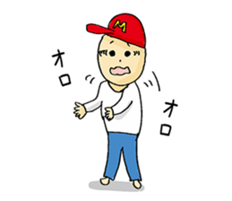 Sticker of famous painter A sticker #15817550