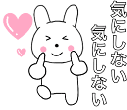 Rabbit kind words2 sticker #15818080