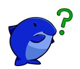 Lazy Dolphin sticker #15818418