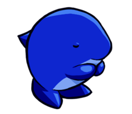 Lazy Dolphin sticker #15818421