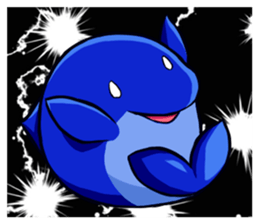 Lazy Dolphin sticker #15818423