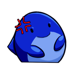 Lazy Dolphin sticker #15818425