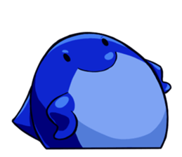 Lazy Dolphin sticker #15818436