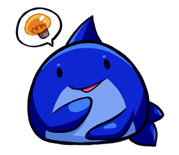 Lazy Dolphin sticker #15818443