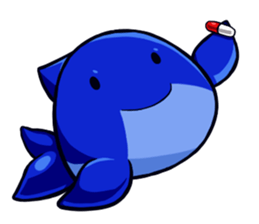 Lazy Dolphin sticker #15818447