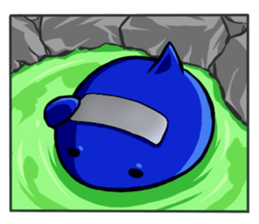 Lazy Dolphin sticker #15818448