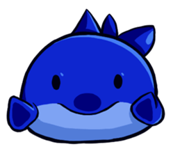 Lazy Dolphin sticker #15818449