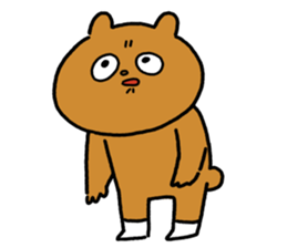 Bear and roommate 2 sticker #15819184