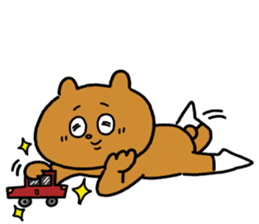 Bear and roommate 2 sticker #15819189