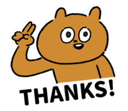 Bear and roommate 2 sticker #15819194