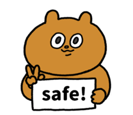 Bear and roommate 2 sticker #15819201
